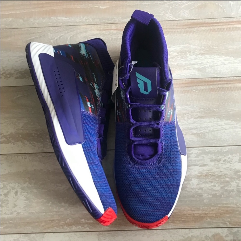 NWT Adidas Dame 5 Mens Shoes - Picture 4 of 8
